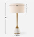 Uttermost Lighting Uttermost Avola White Marble Table Lamp