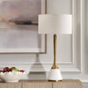 Uttermost Lighting Uttermost Avola White Marble Table Lamp