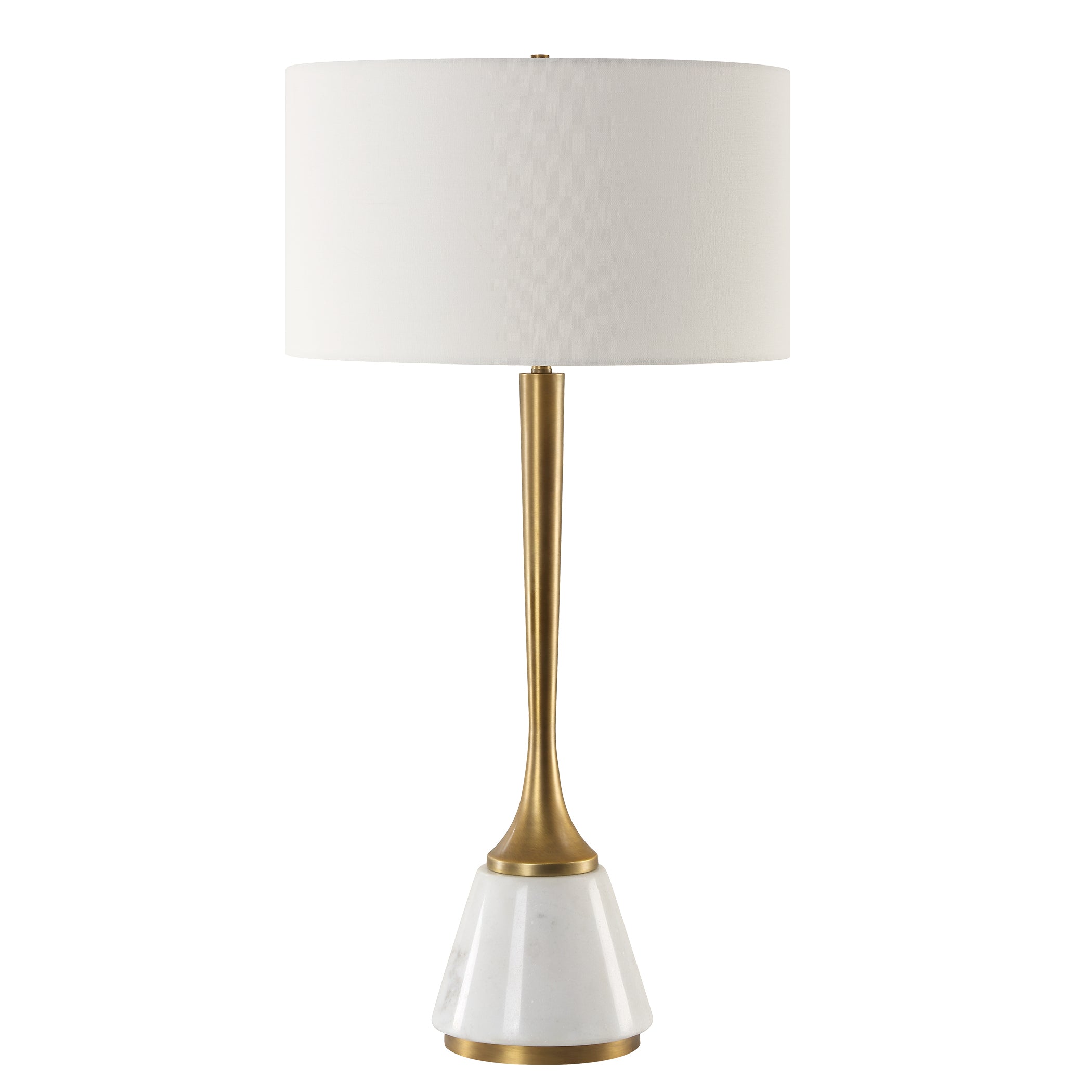 Uttermost Lighting Uttermost Avola White Marble Table Lamp