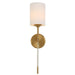 Uttermost Lighting Uttermost Awyr 1 Light Brass Sconce