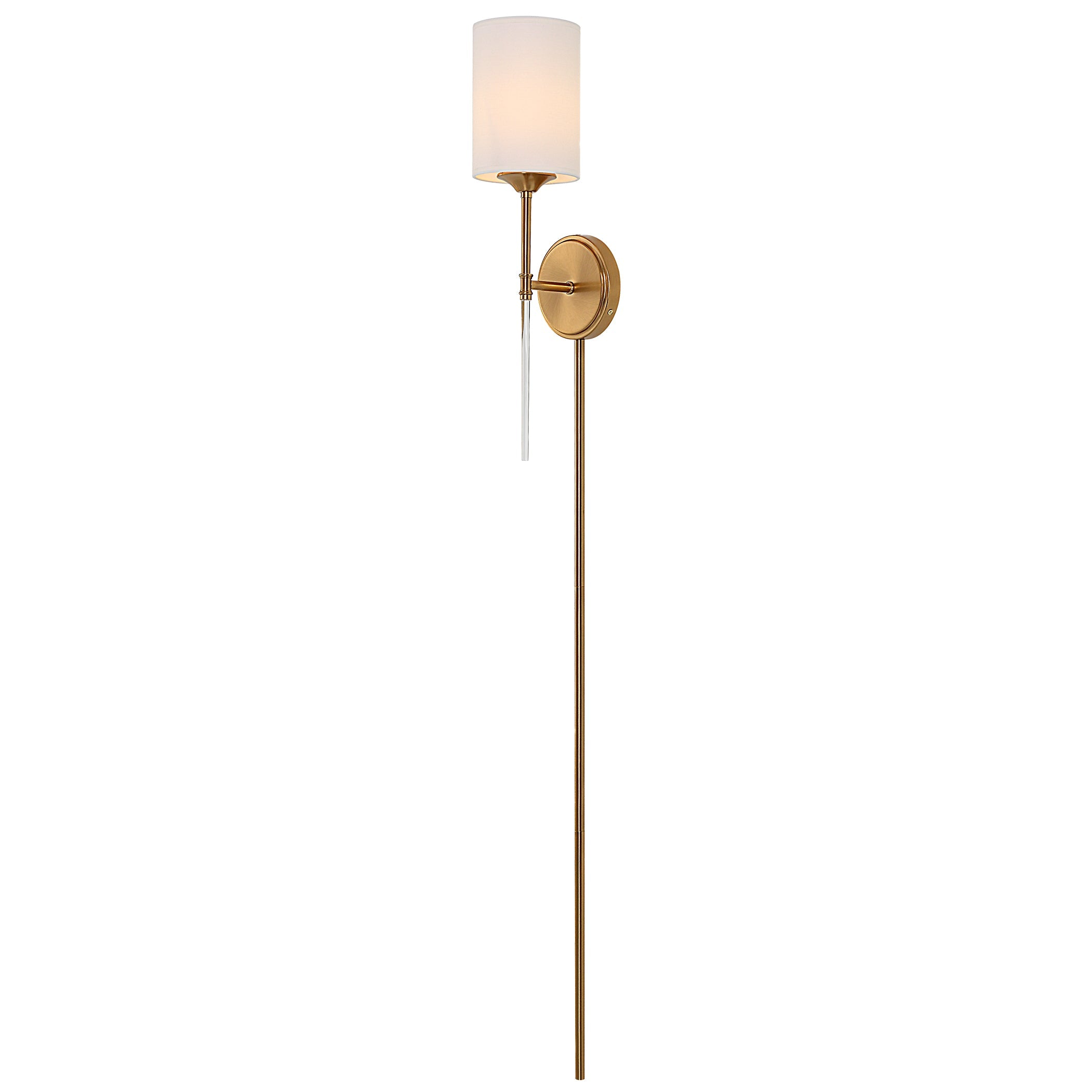 Uttermost Lighting Uttermost Awyr 1 Light Brass Sconce