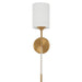 Uttermost Lighting Uttermost Awyr 1 Light Brass Sconce