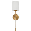 Uttermost Lighting Uttermost Awyr 1 Light Brass Sconce