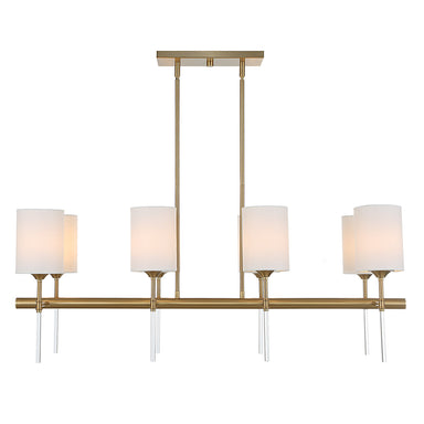 Uttermost Lighting Uttermost Awyr 8 Light Linear Chandelier