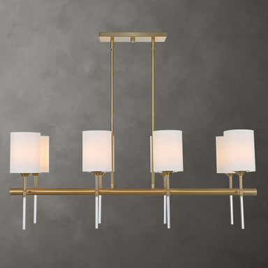 Uttermost Lighting Uttermost Awyr 8 Light Linear Chandelier