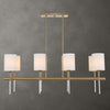 Uttermost Lighting Uttermost Awyr 8 Light Linear Chandelier