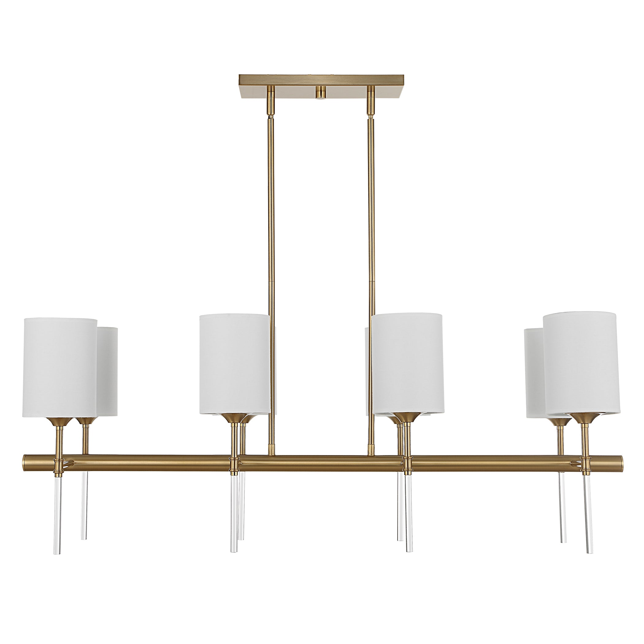 Uttermost Lighting Uttermost Awyr 8 Light Linear Chandelier