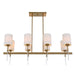 Uttermost Lighting Uttermost Awyr 8 Light Linear Chandelier