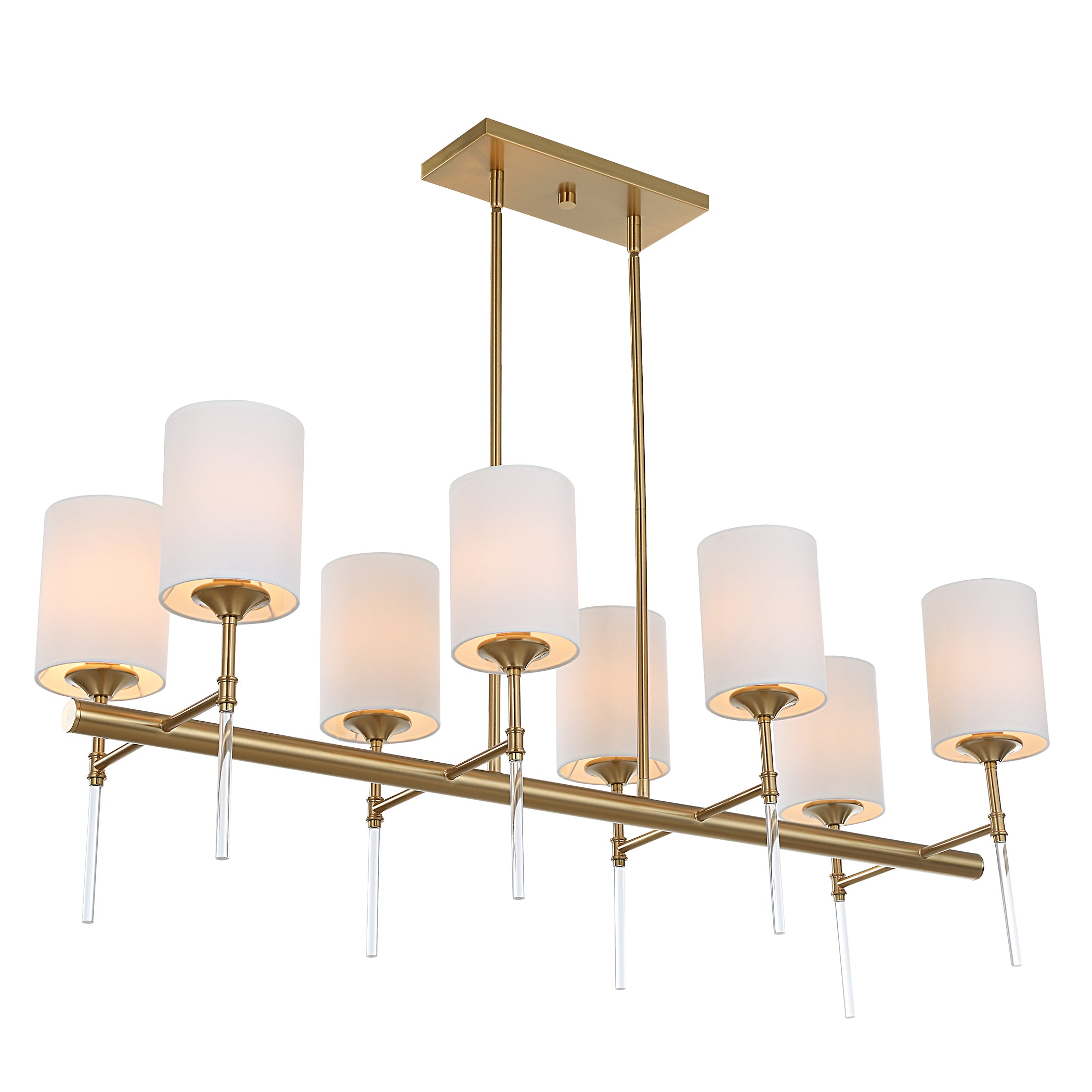 Uttermost Lighting Uttermost Awyr 8 Light Linear Chandelier