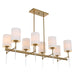 Uttermost Lighting Uttermost Awyr 8 Light Linear Chandelier
