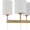 Uttermost Lighting Uttermost Awyr 8 Light Linear Chandelier