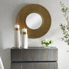 Uttermost Home Decor Uttermost Axel Round Brass Mirror