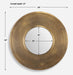 Uttermost Home Decor Uttermost Axel Round Brass Mirror