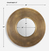Uttermost Home Decor Uttermost Axel Round Brass Mirror