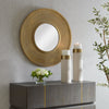 Uttermost Home Decor Uttermost Axel Round Brass Mirror