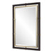 Uttermost Home Decor Uttermost Bach Walnut & Brass Rectangle Mirror