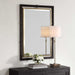 Uttermost Home Decor Uttermost Bach Walnut & Brass Rectangle Mirror
