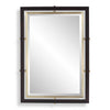 Uttermost Home Decor Uttermost Bach Walnut & Brass Rectangle Mirror