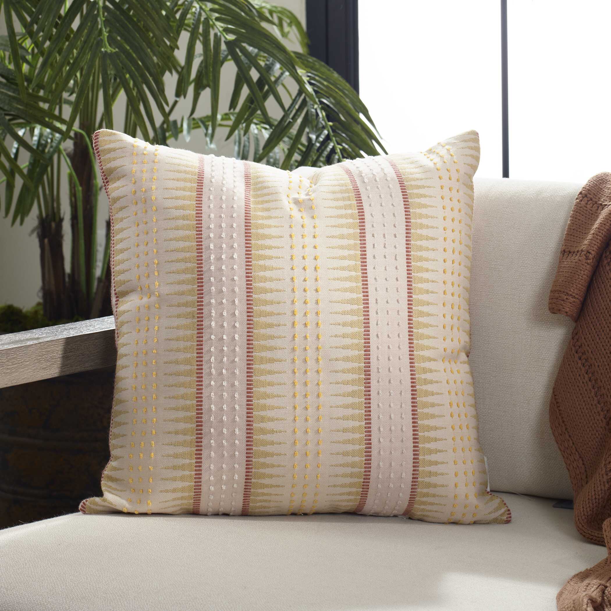 Uttermost Uttermost Backgammon Petal Outdoor Pillow