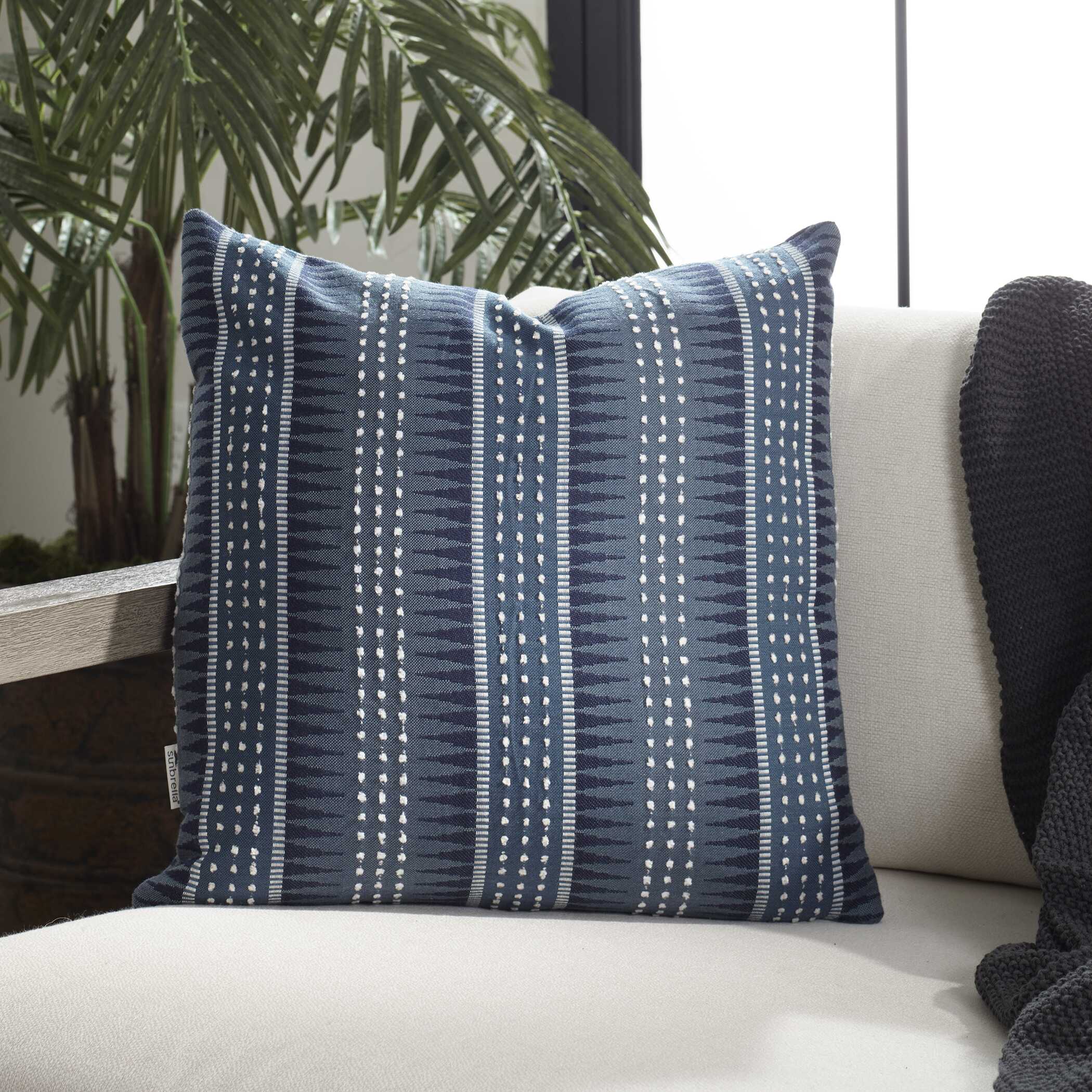 Uttermost Uttermost Backgammon Slate Outdoor Pillow