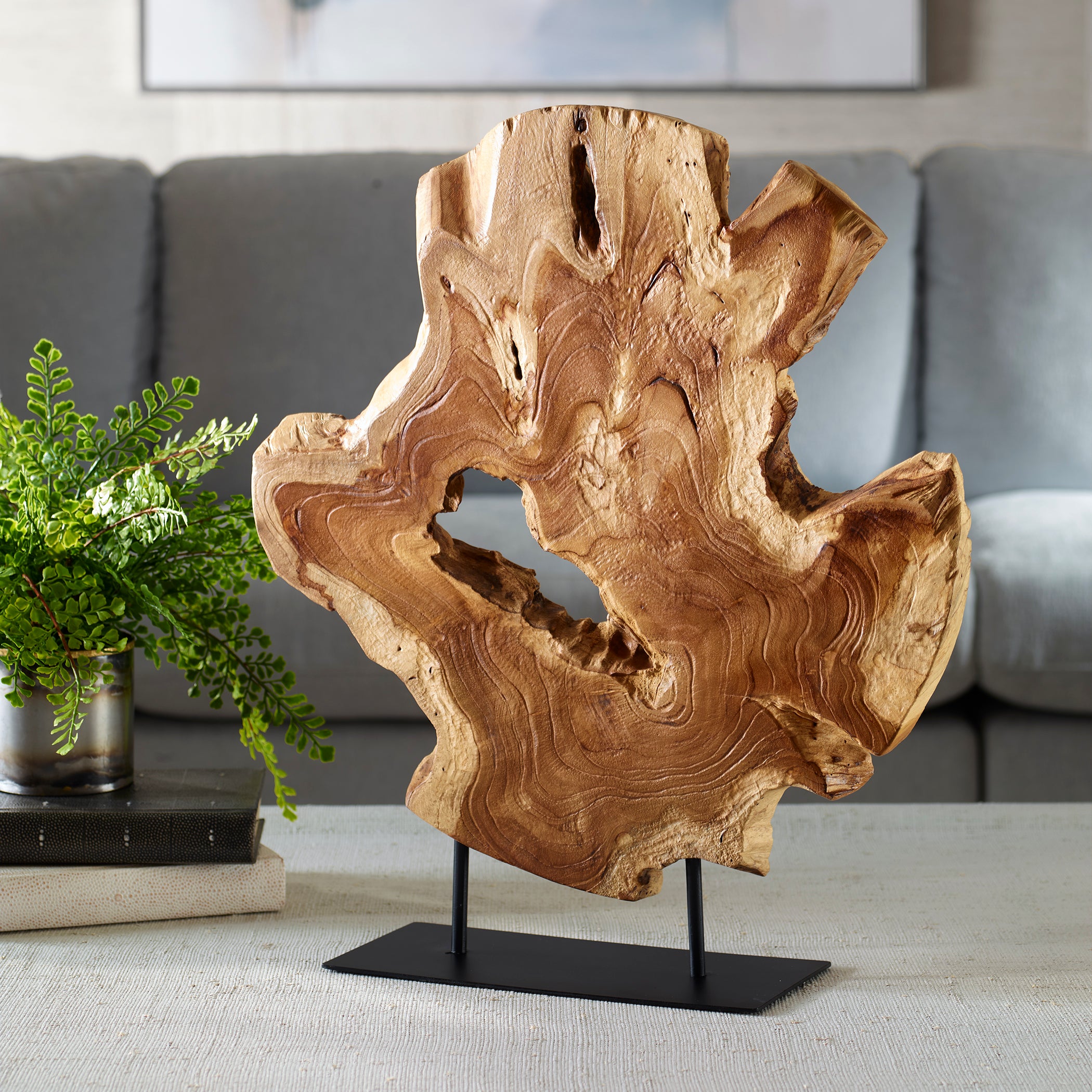 Uttermost Home Decor Uttermost Bahati Wood Natural Sculpture