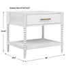 Uttermost Furniture Uttermost Bales Off-White Side Table
