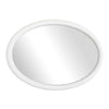 Uttermost Home Decor Uttermost Bali White Ribbed Oval Mirror