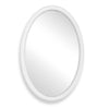 Uttermost Home Decor Uttermost Bali White Ribbed Oval Mirror