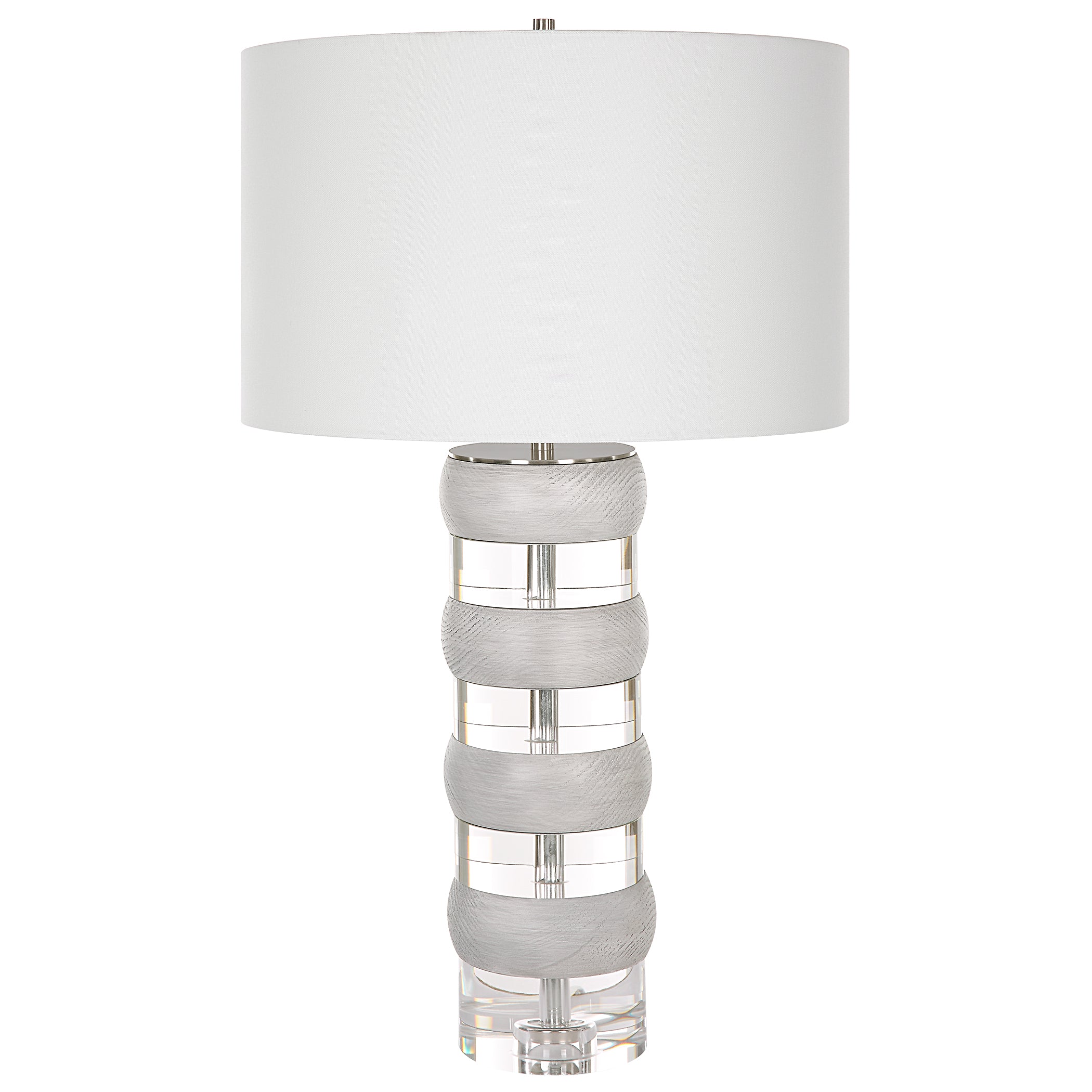 Uttermost Home Decor Uttermost Band Together Crystal & Wood Table Lamp