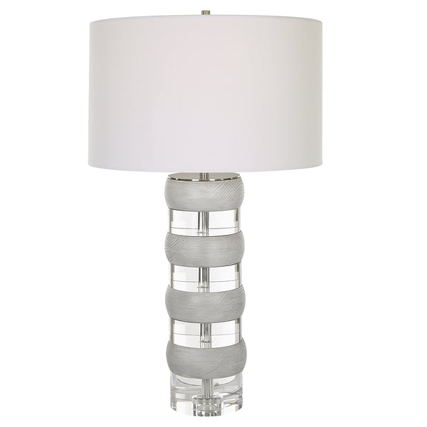 Uttermost Home Decor Uttermost Band Together Crystal & Wood Table Lamp