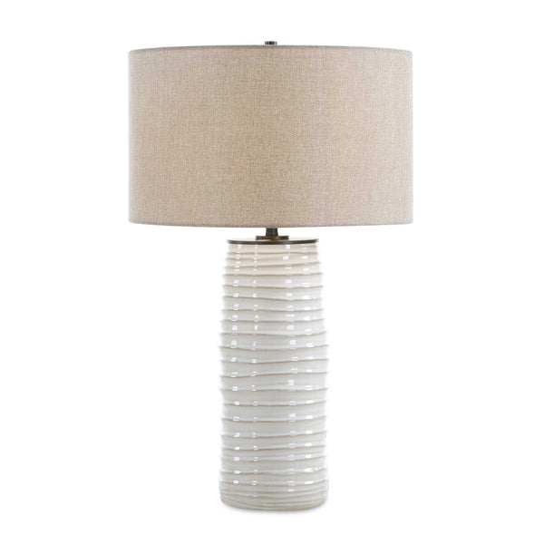 Uttermost Uttermost Barat White Ceramic Table Lamp