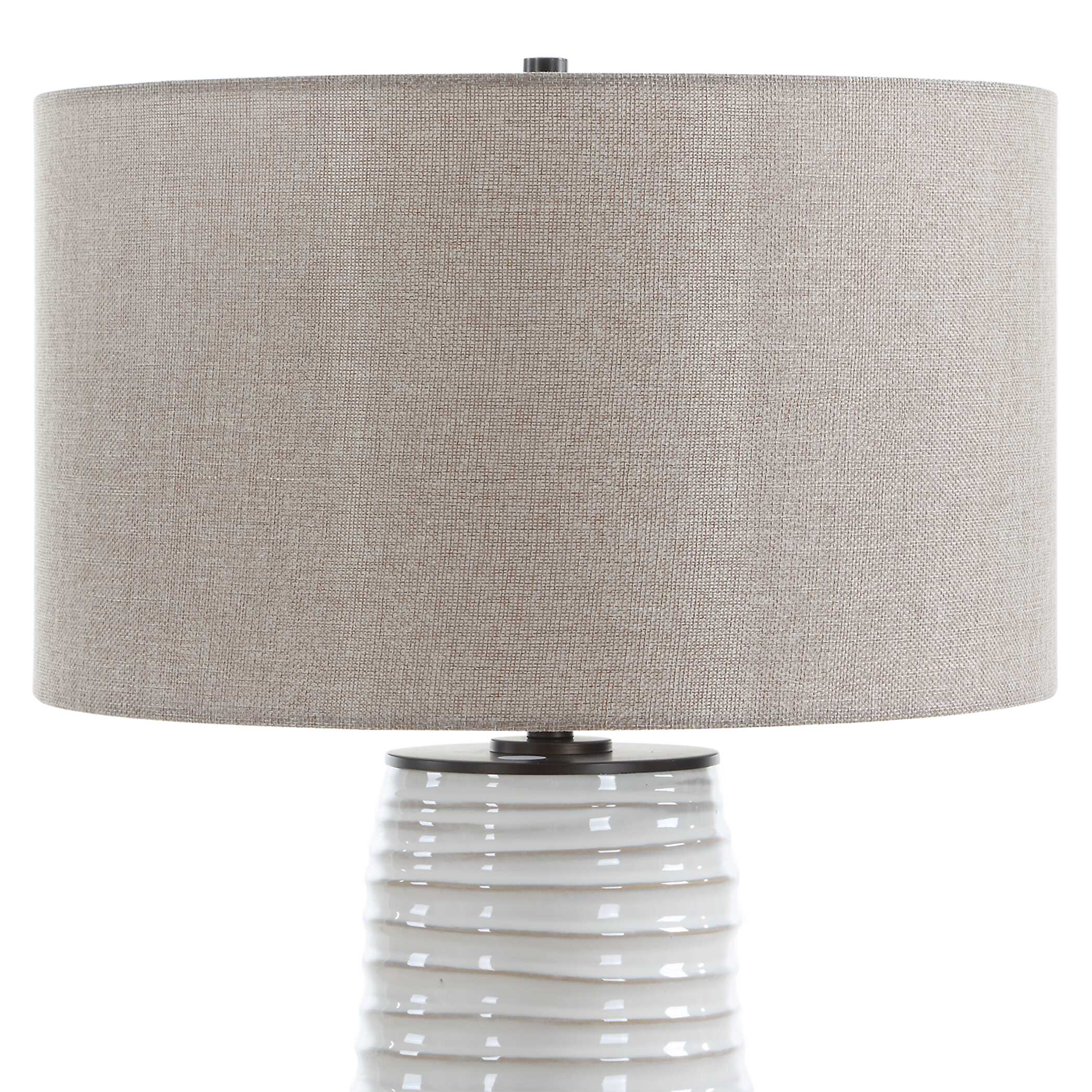 Uttermost Uttermost Barat White Ceramic Table Lamp