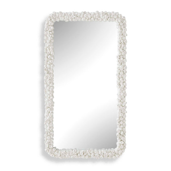 Uttermost Home Decor Uttermost Barnacle Rectangular White Mirror