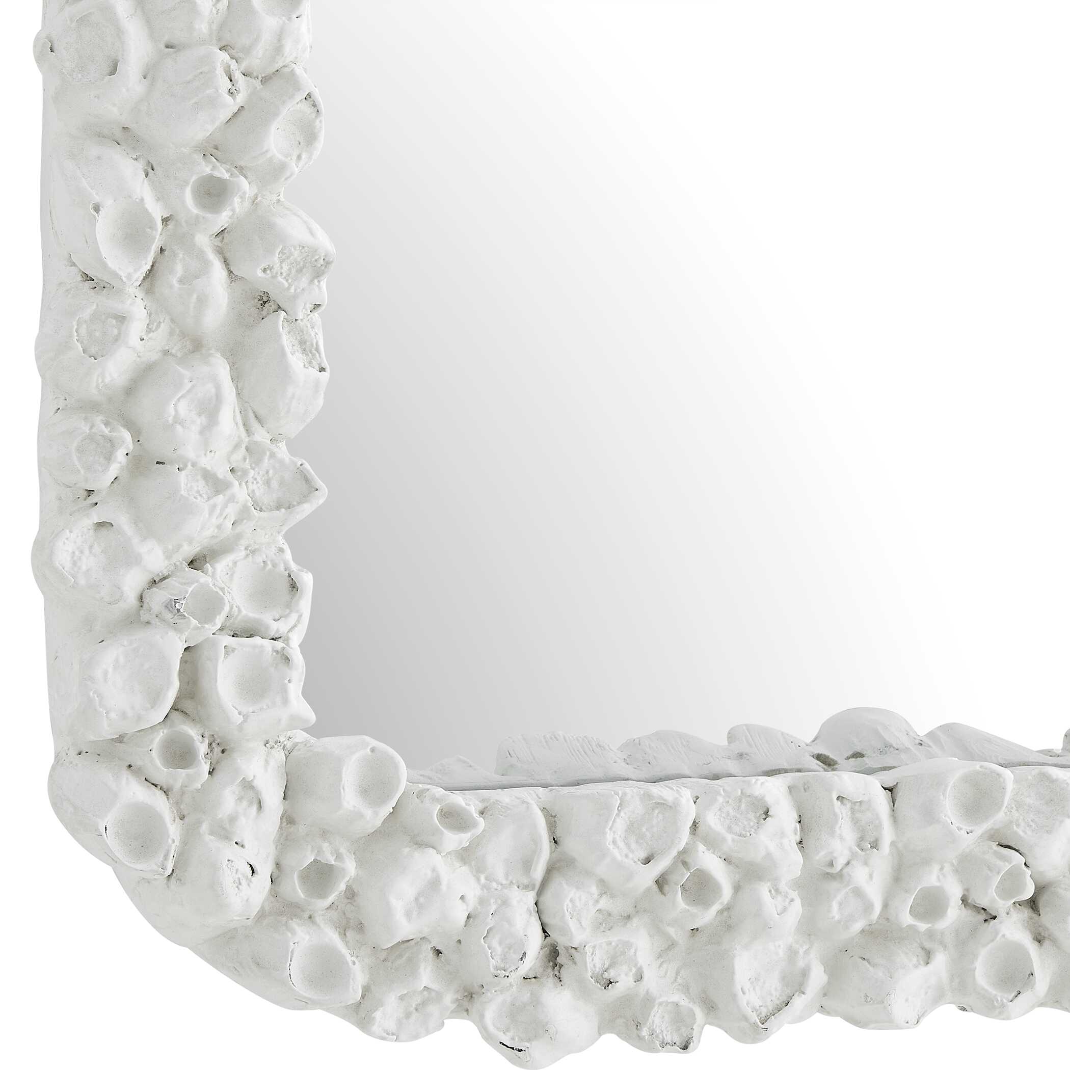 Uttermost Home Decor Uttermost Barnacle Rectangular White Mirror