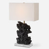 Uttermost Lighting Uttermost Basalt Black Stone Table Lamp