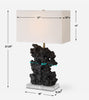 Uttermost Lighting Uttermost Basalt Black Stone Table Lamp