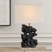 Uttermost Lighting Uttermost Basalt Black Stone Table Lamp