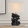 Uttermost Lighting Uttermost Basalt Black Stone Table Lamp