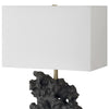 Uttermost Lighting Uttermost Basalt Black Stone Table Lamp
