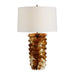 Uttermost Lighting Uttermost Bassa Brown Cream Glazed Table Lamp