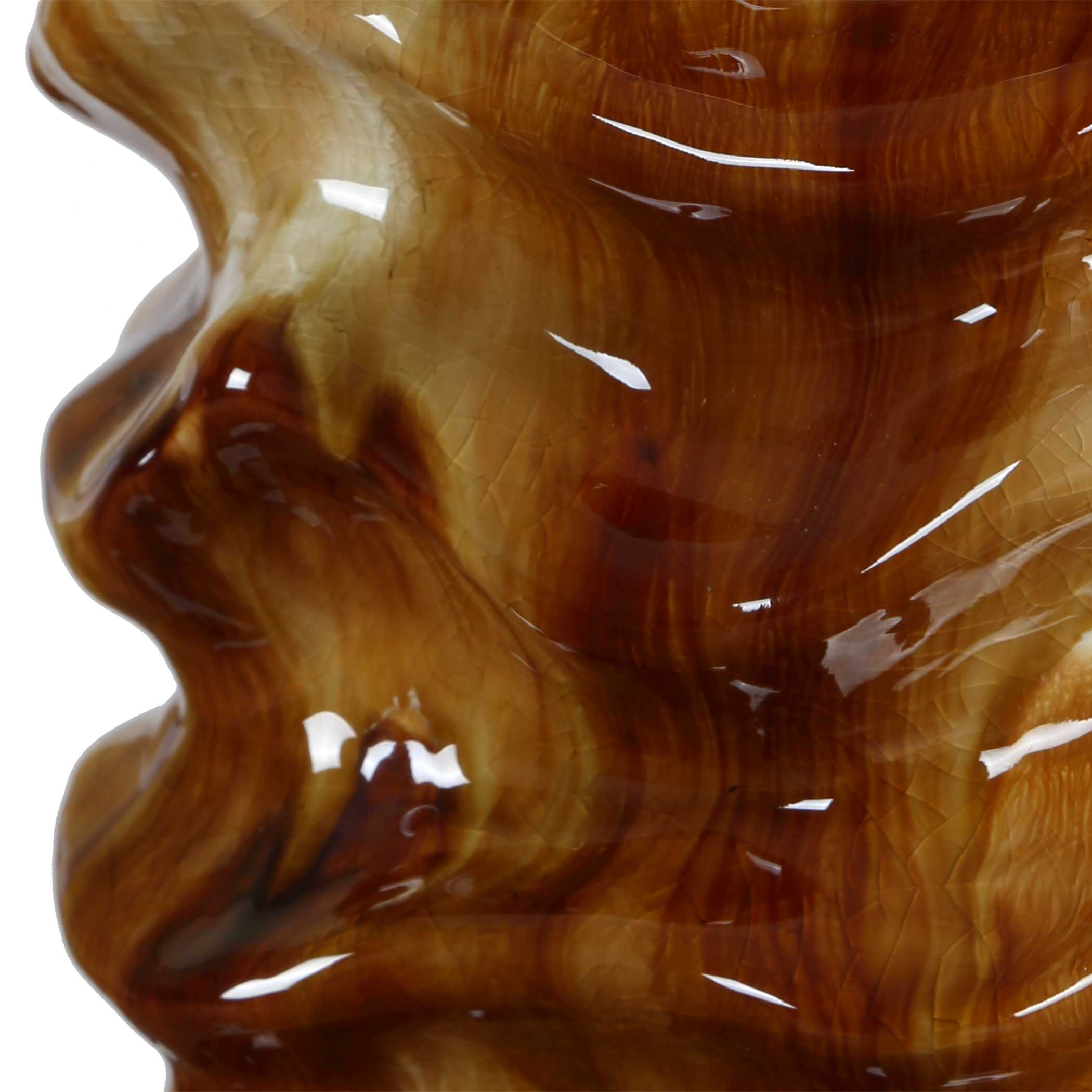 Uttermost Lighting Uttermost Bassa Brown Cream Glazed Table Lamp