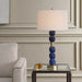 Uttermost Lighting Uttermost Bellore Blue Glaze Table Lamp