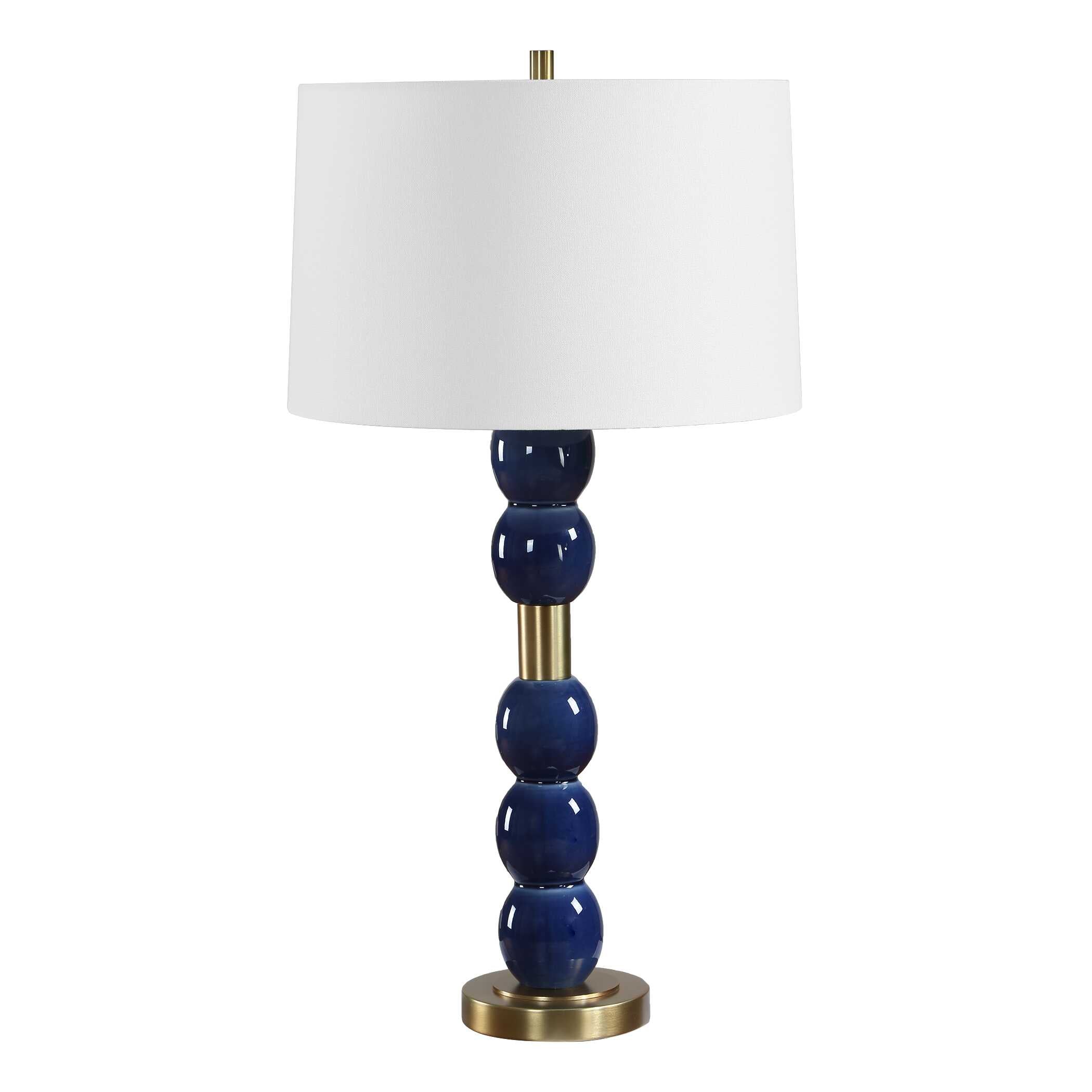 Uttermost Lighting Uttermost Bellore Blue Glaze Table Lamp