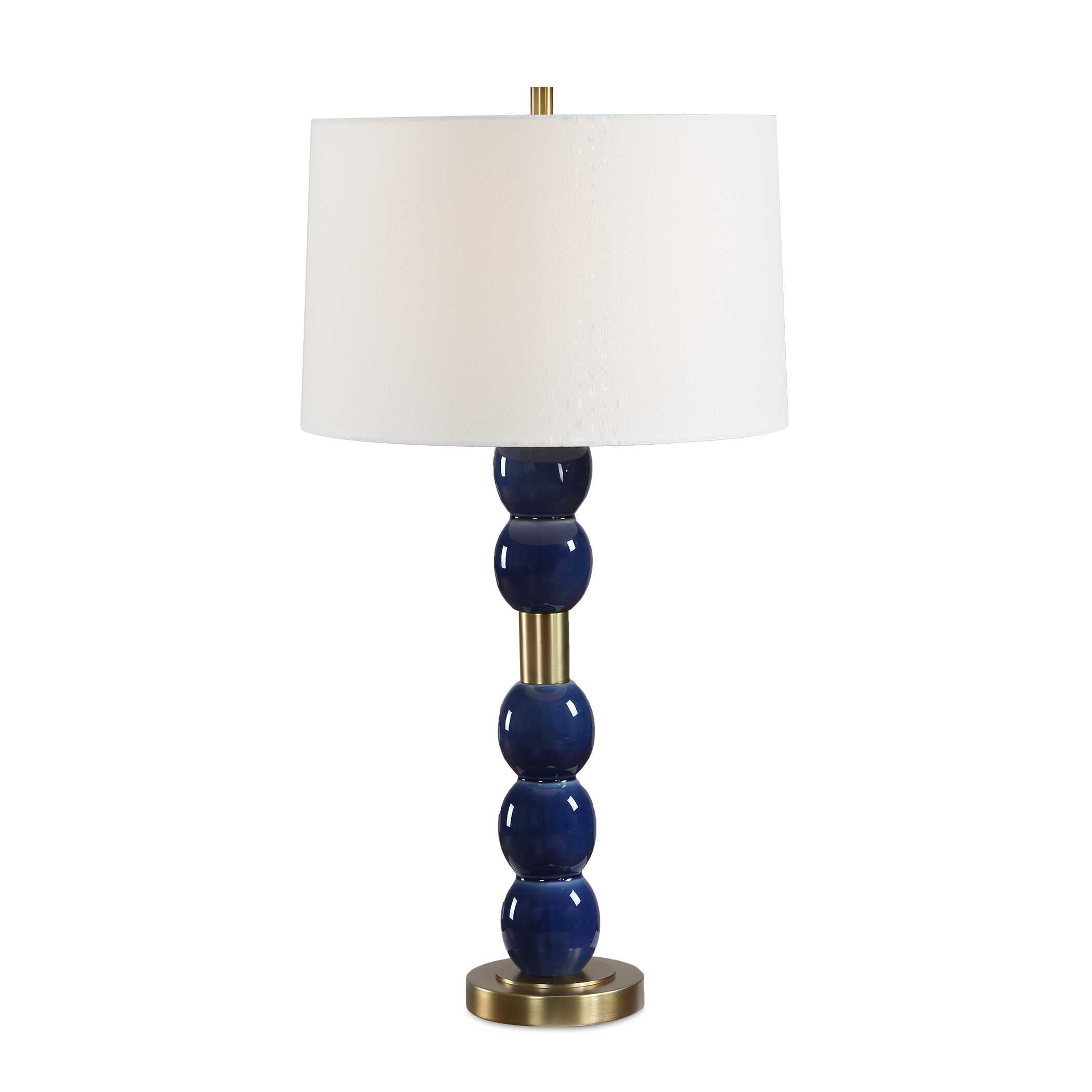 Uttermost Lighting Uttermost Bellore Blue Glaze Table Lamp