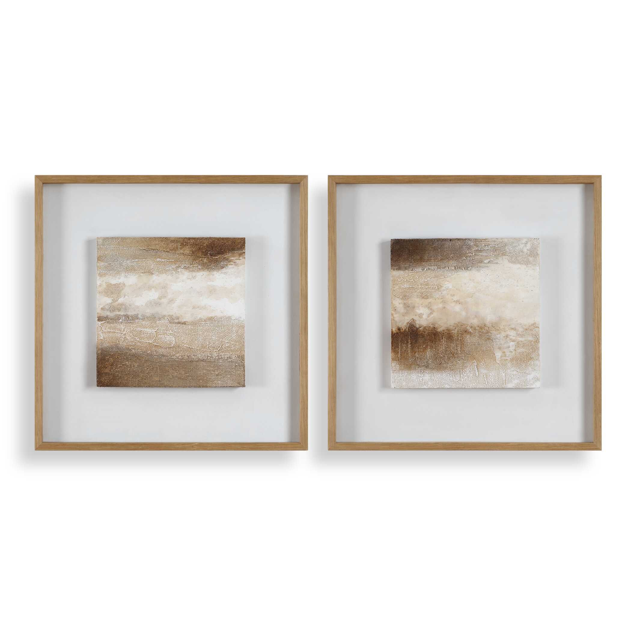 Uttermost Home Decor Uttermost Between Lines Abstract Painting, S/2