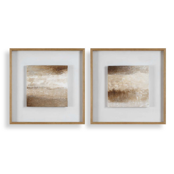 Uttermost Home Decor Uttermost Between Lines Abstract Painting, S/2