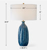 Uttermost Lighting Uttermost Bixby Blue Table Lamp
