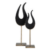 Uttermost Home Decor Uttermost Black Flame Sculptures, S/2