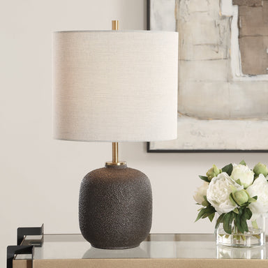 Uttermost Lighting Uttermost Blacktop Textured Buffet Lamp