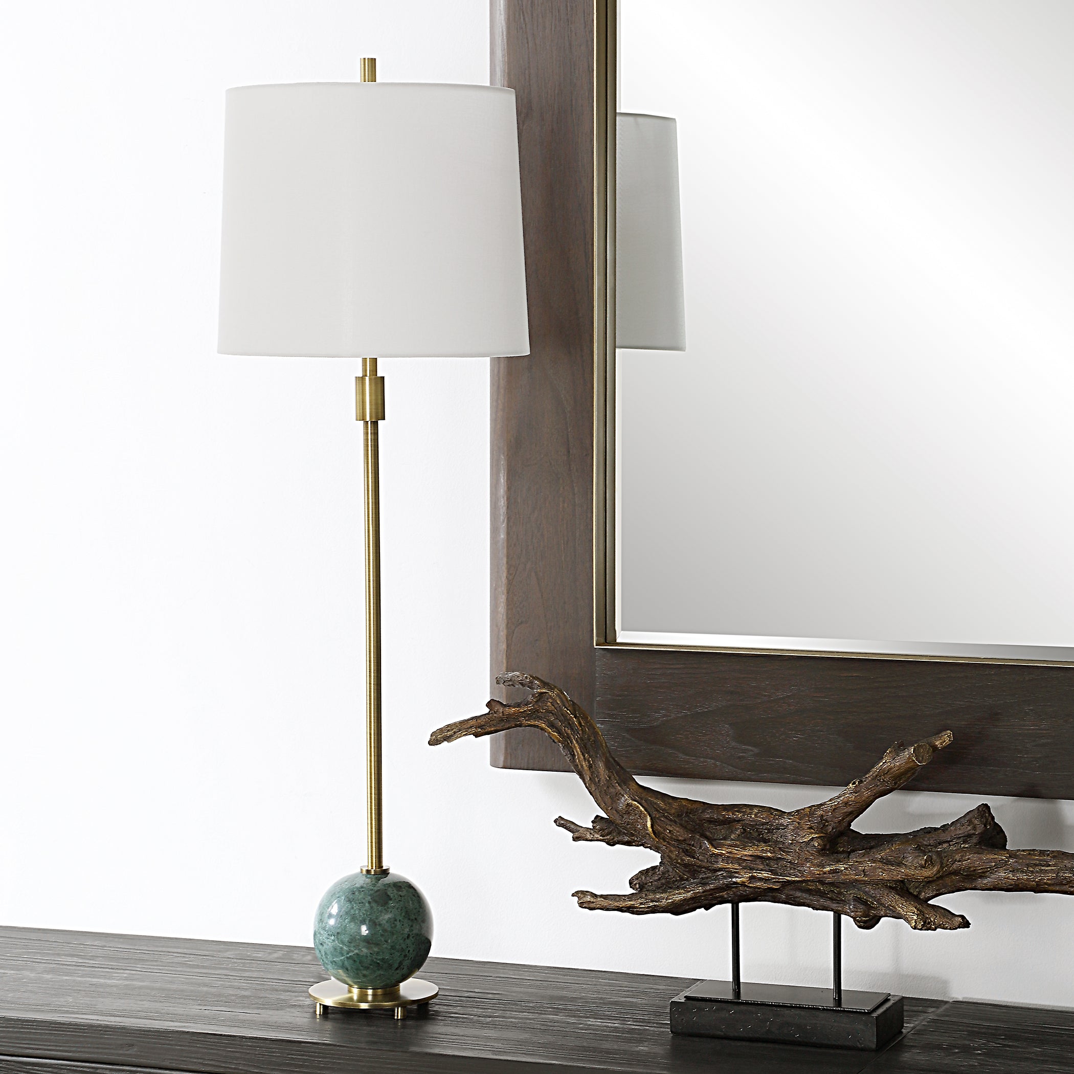 Uttermost Lighting Uttermost Bledel Brass Buffet Lamp